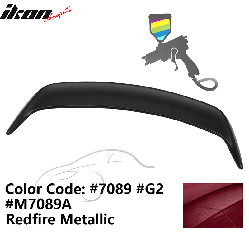 1999-2004 Ford Mustang OE #7089 Redfire Metallic Trunk Spoiler ABS
