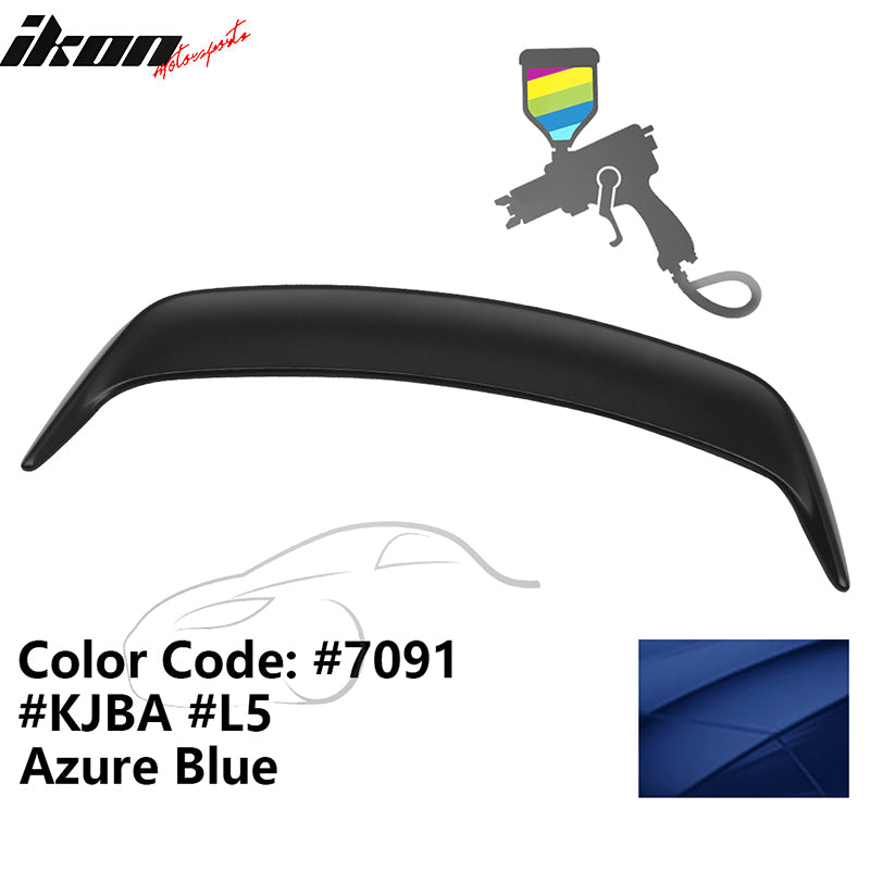 1999-2004 Ford Mustang OE Style #7091 Azure Blue Trunk Spoiler ABS
