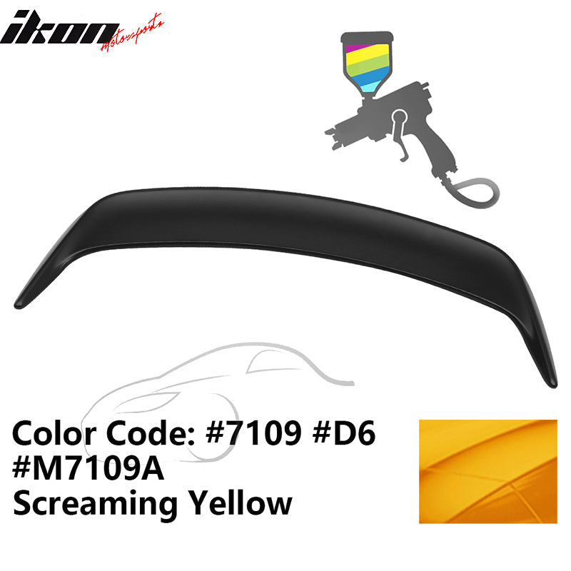 1999-2004 Ford Mustang OE #7109 Screaming Yellow Trunk Spoiler ABS