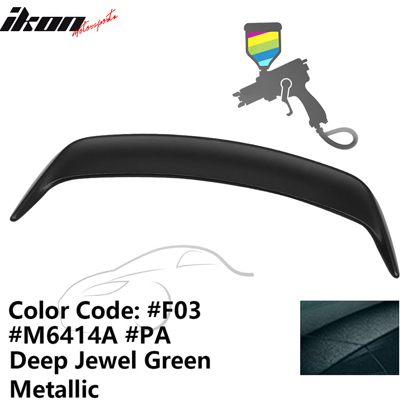 1999-2004 Ford Mustang OE Style #F03 Deep Jewel Green Rear Spoiler ABS