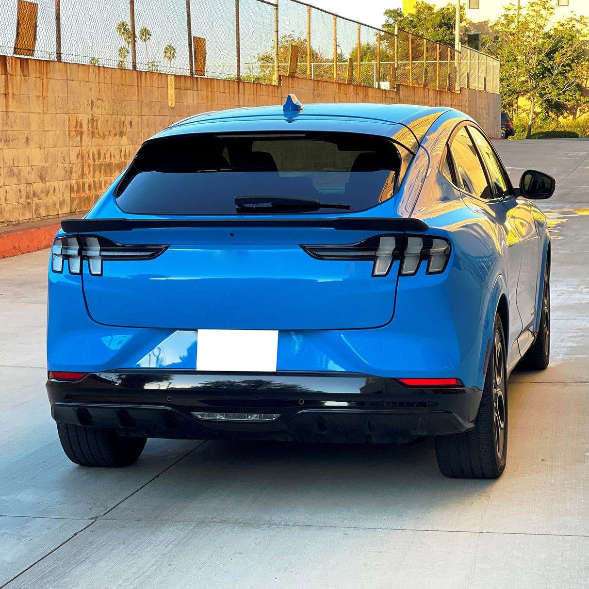 2021-2025 Ford Mustang Mach-E R Style ABS Rear Hatch Trunk Spoiler Mid