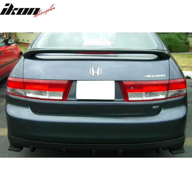 2003-2005 Honda Accord Sedan OEM Style 3rd LED Brake Trunk Spoiler ABS