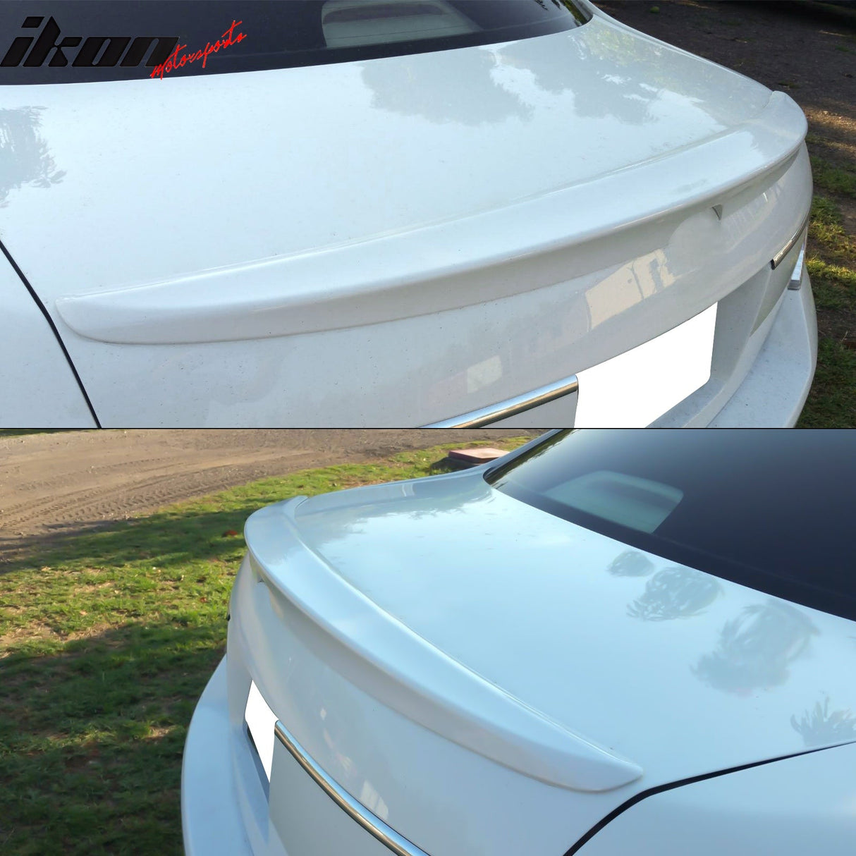 2008-2012 Honda Accord Sedan 4Dr OE Style Unpainted Trunk Spoiler ABS