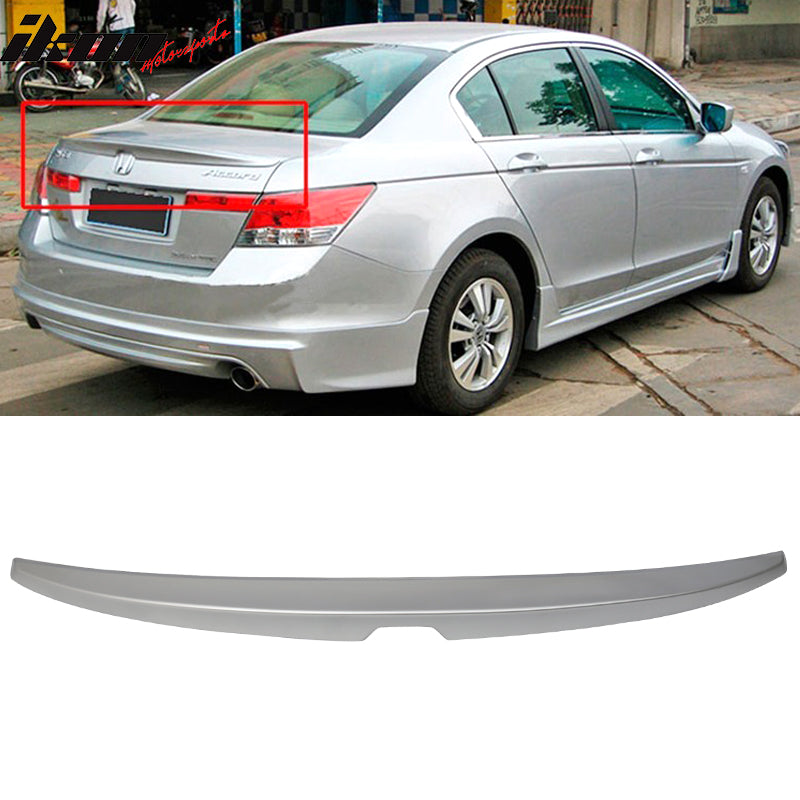 2008-2012 Honda Accord Sedan Painted ABS Rear Trunk Spoiler Wing