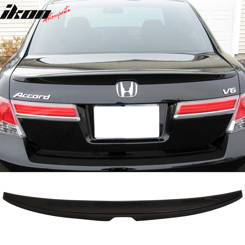 2008-12Â Honda Accord OE Painted Crystal Black Pearl Rear Spoiler Wing