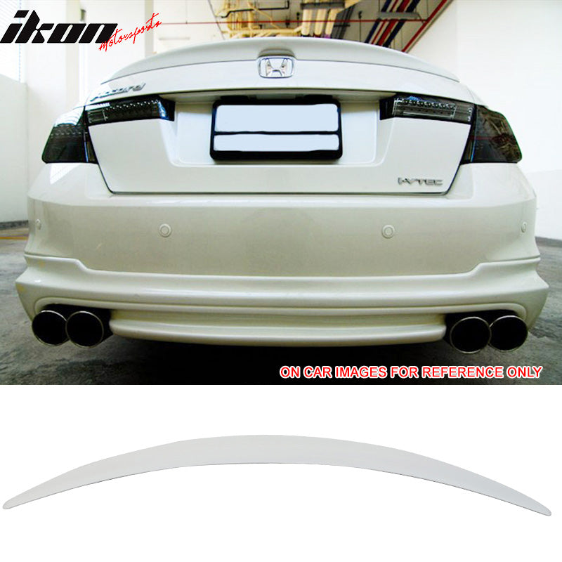 2008-2012 Honda Accord Sedan Painted ABS Rear Trunk Spoiler Wing