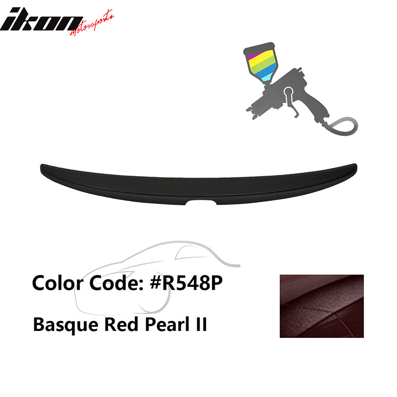 2008-2012 Honda Accord Sedan Painted ABS Rear Trunk Spoiler Wing