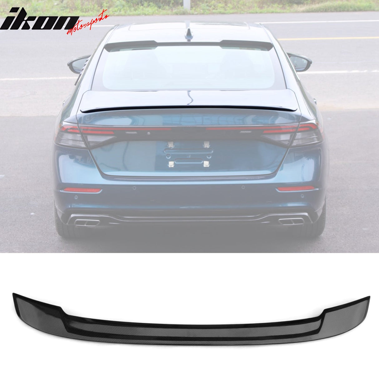 2023-2025 Honda Accord 11th OE Style Trunk Spoiler Black ABS