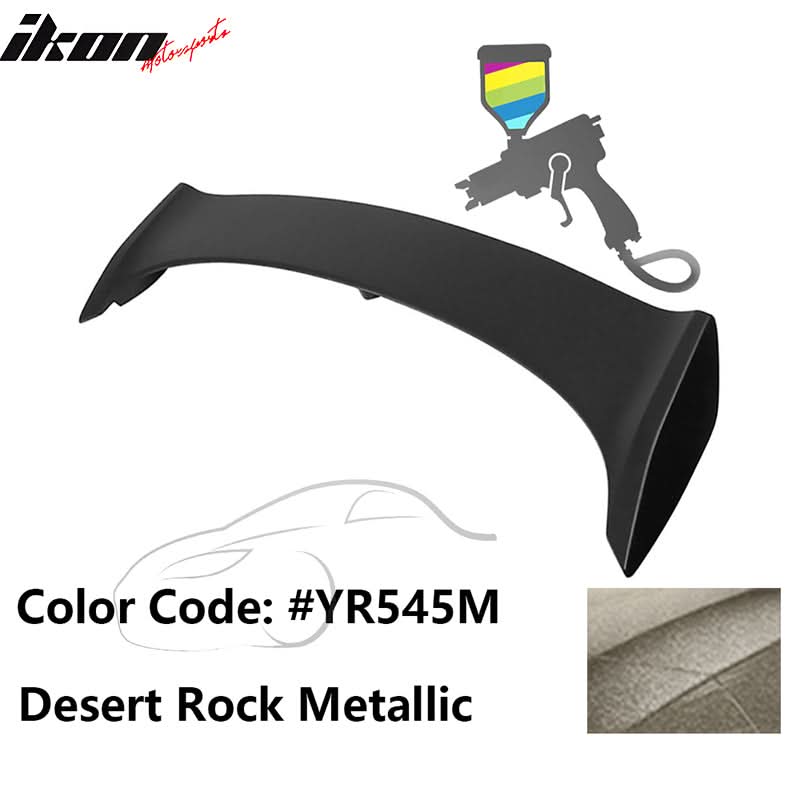 2006-2011 Honda Civic Painted Trunk Spoiler 3rd Brake LED Light ABS