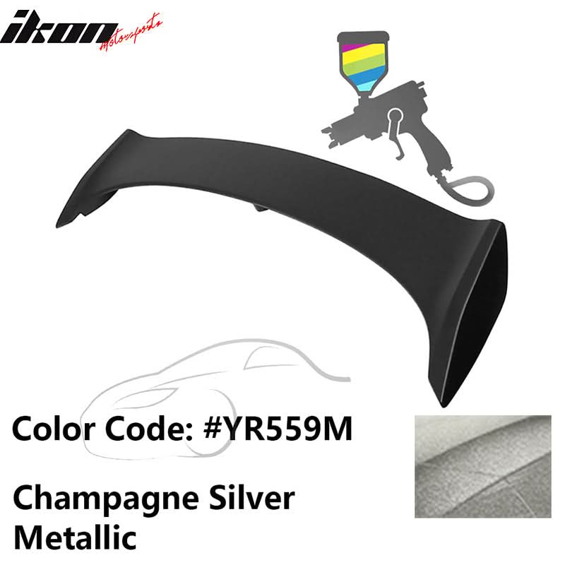 2006-2011 Honda Civic Painted Trunk Spoiler 3rd Brake LED Light ABS