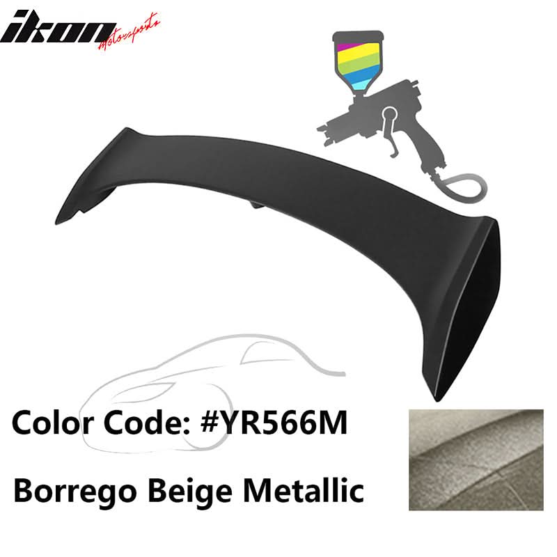 2006-2011 Honda Civic Painted Trunk Spoiler 3rd Brake LED Light ABS