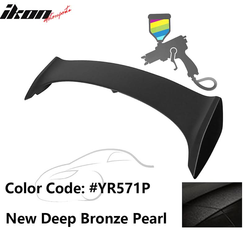 2006-2011 Honda Civic Painted Trunk Spoiler 3rd Brake LED Light ABS