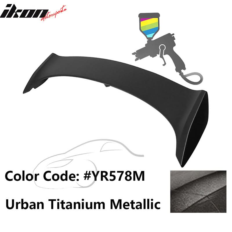 2006-2011 Honda Civic Painted Trunk Spoiler 3rd Brake LED Light ABS