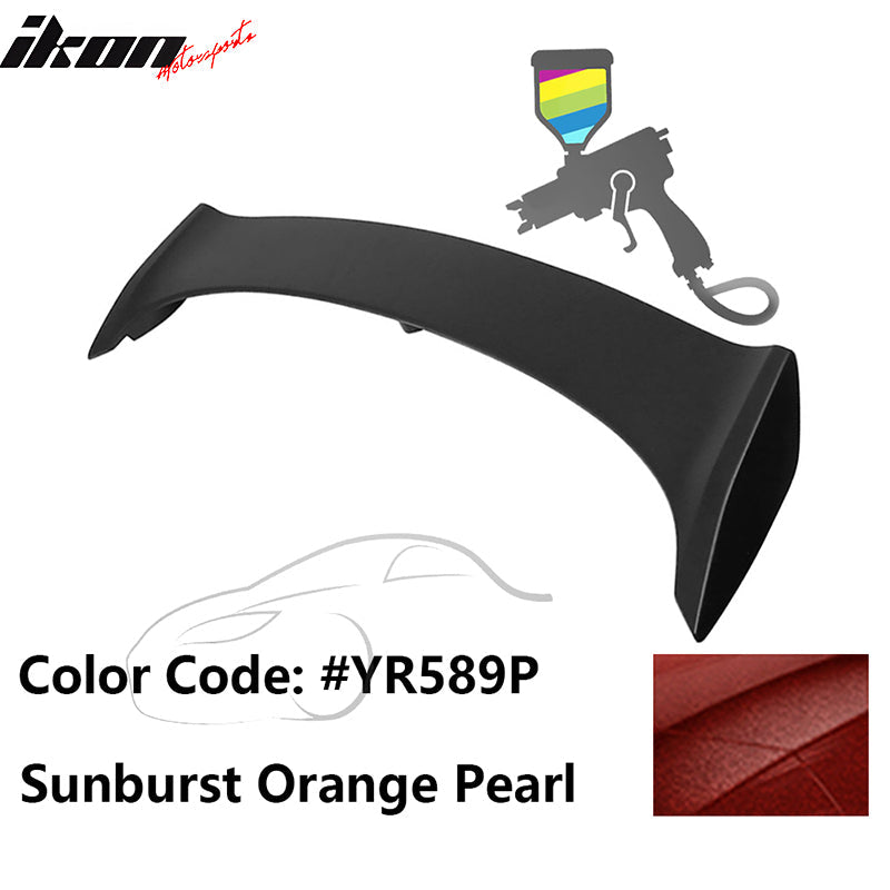 2006-2011 Honda Civic Painted Trunk Spoiler 3rd Brake LED Light ABS