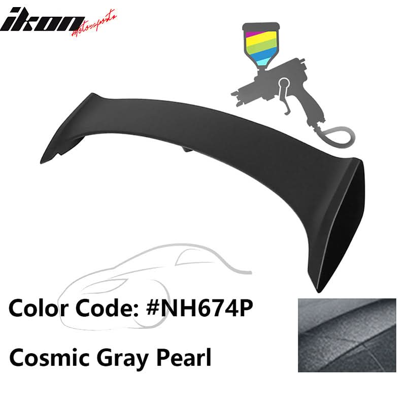 2006-2011 Honda Civic Painted Trunk Spoiler 3rd Brake LED Light ABS