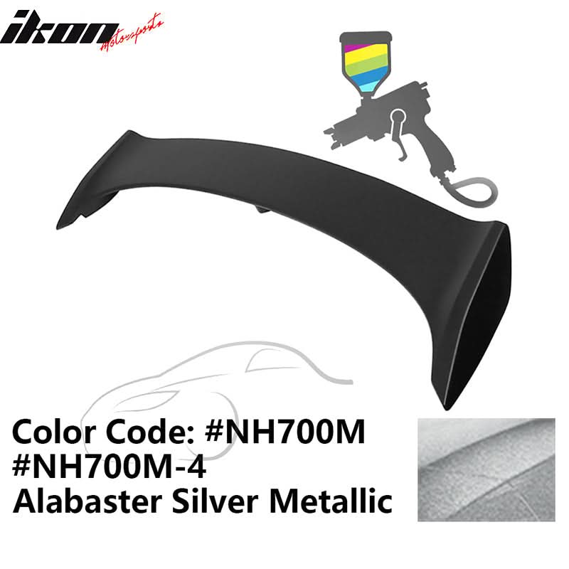 2006-2011 Honda Civic Painted Trunk Spoiler 3rd Brake LED Light ABS