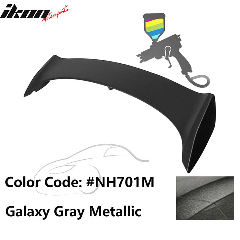 2006-2011 Honda Civic Painted Trunk Spoiler 3rd Brake LED Light ABS