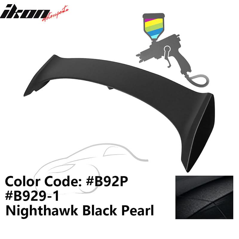 2006-2011 Honda Civic Painted Trunk Spoiler 3rd Brake LED Light ABS