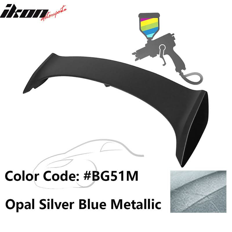 2006-2011 Honda Civic Painted Trunk Spoiler 3rd Brake LED Light ABS