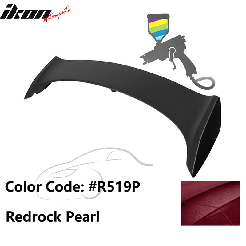 2006-2011 Honda Civic Painted Trunk Spoiler 3rd Brake LED Light ABS