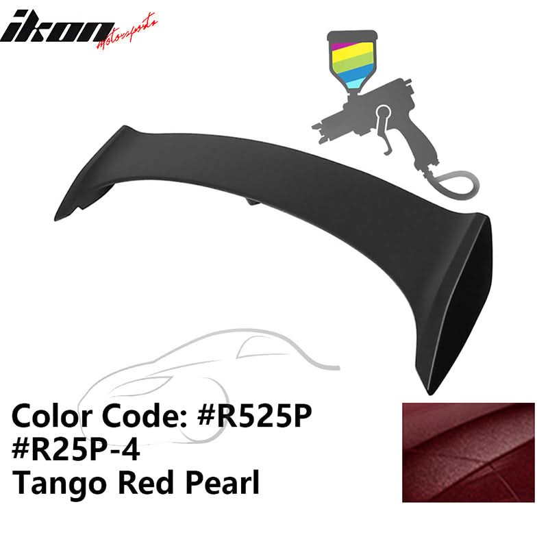 2006-2011 Honda Civic Painted Trunk Spoiler 3rd Brake LED Light ABS