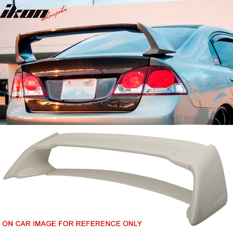 2006-2011 Honda Civic Rear Spoiler Wing Mugen Style ABS