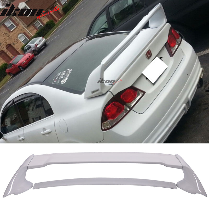 2006-2011 Honda Civic Rear Spoiler Wing Mugen Style ABS