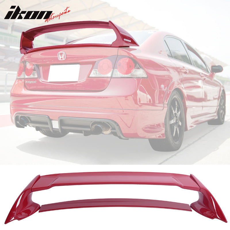 2006-2011 Honda Civic Rear Spoiler Wing Mugen Style ABS