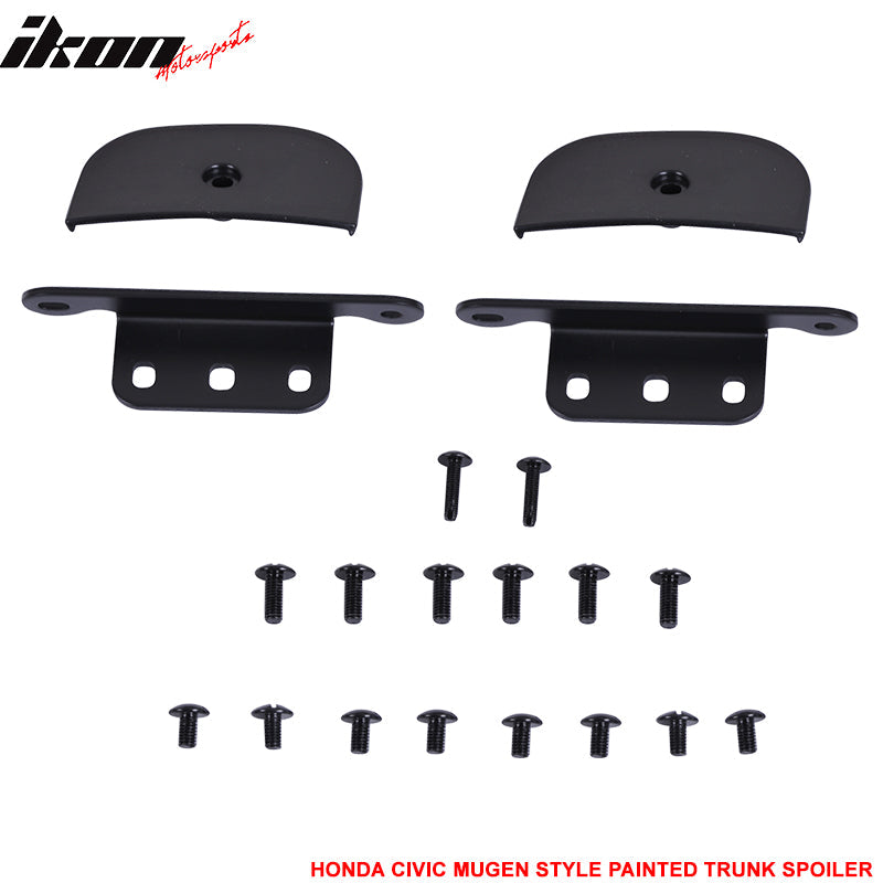 2006-2011 Honda Civic Mugen Style Painted Trunk Spoiler ABS CF Top