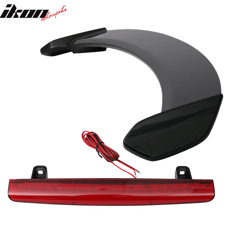 2012 Honda Civic Si LX Coupe Trunk Spoiler with LED Brake Light ABS