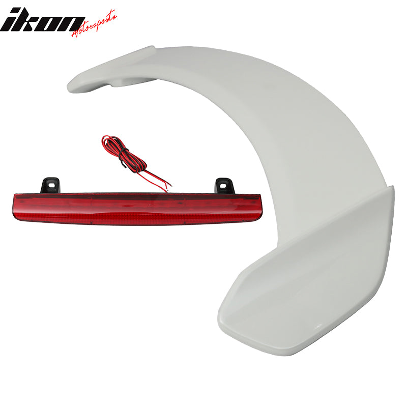 2012 Honda Civic Si LX Coupe Trunk Spoiler with LED Brake Light ABS
