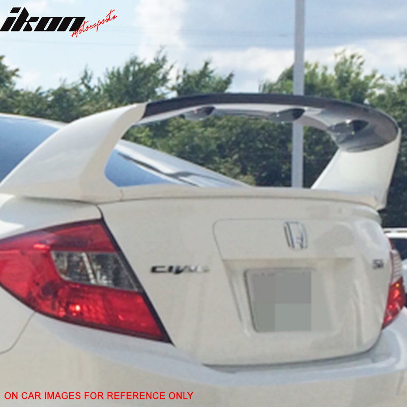 2012-2015 Honda Civic Sedan Mugen Style Painted Trunk Spoiler Wing