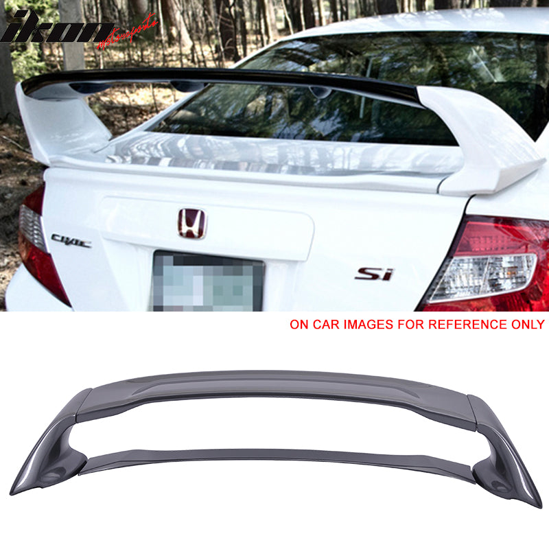 2012-2015 Honda Civic Sedan Mugen Style Painted Trunk Spoiler Wing