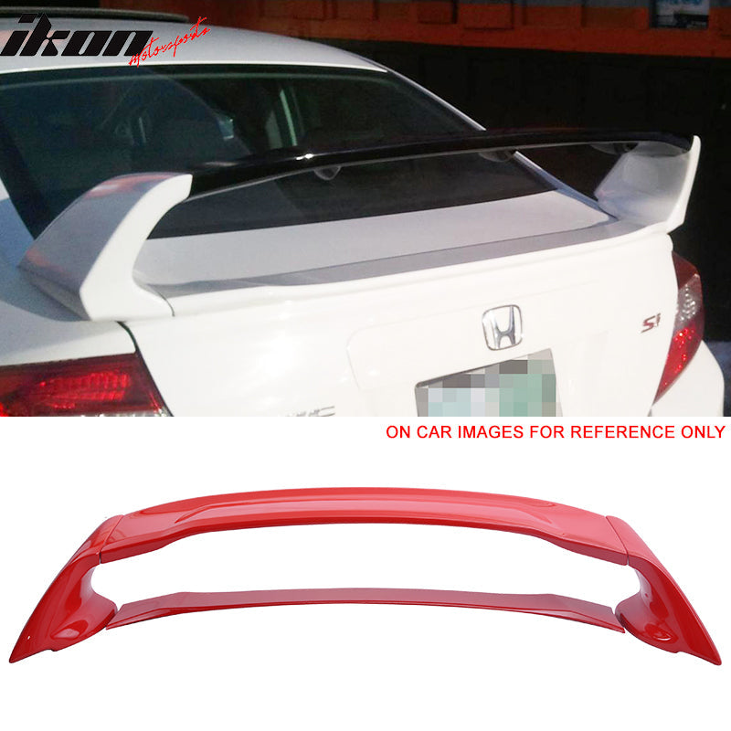 2012-2015 Honda Civic Sedan Mugen Style Painted Trunk Spoiler Wing