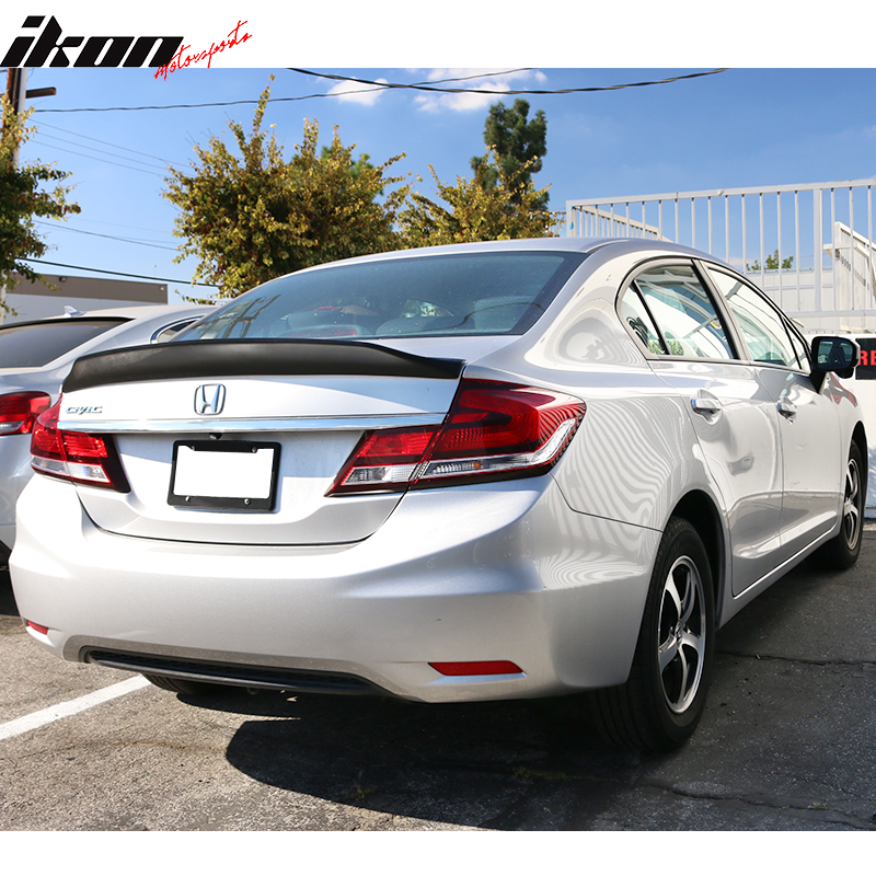 2013-2015 Honda Civic Duckbill V2 Style Rear Trunk Spoiler PP