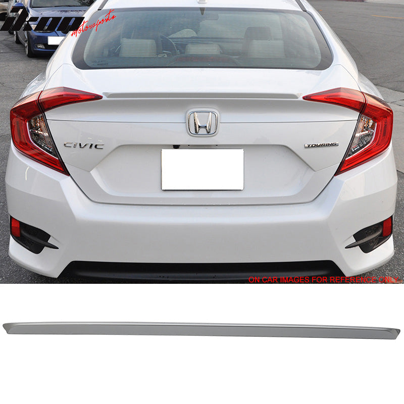 2016-2021 Honda Civic 4Dr Sedan Rear Trunk Spoiler Ducktail Wing Lip