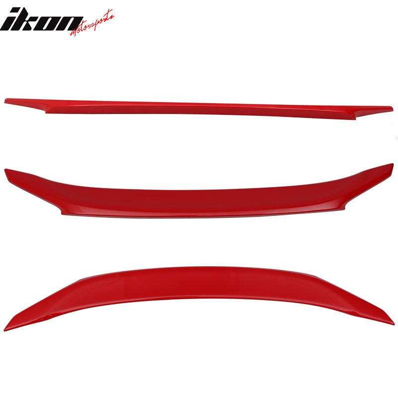 16-21 Honda Civic X Sedan 4Dr OE Rallye Red # R513 Rear Spoiler Wing