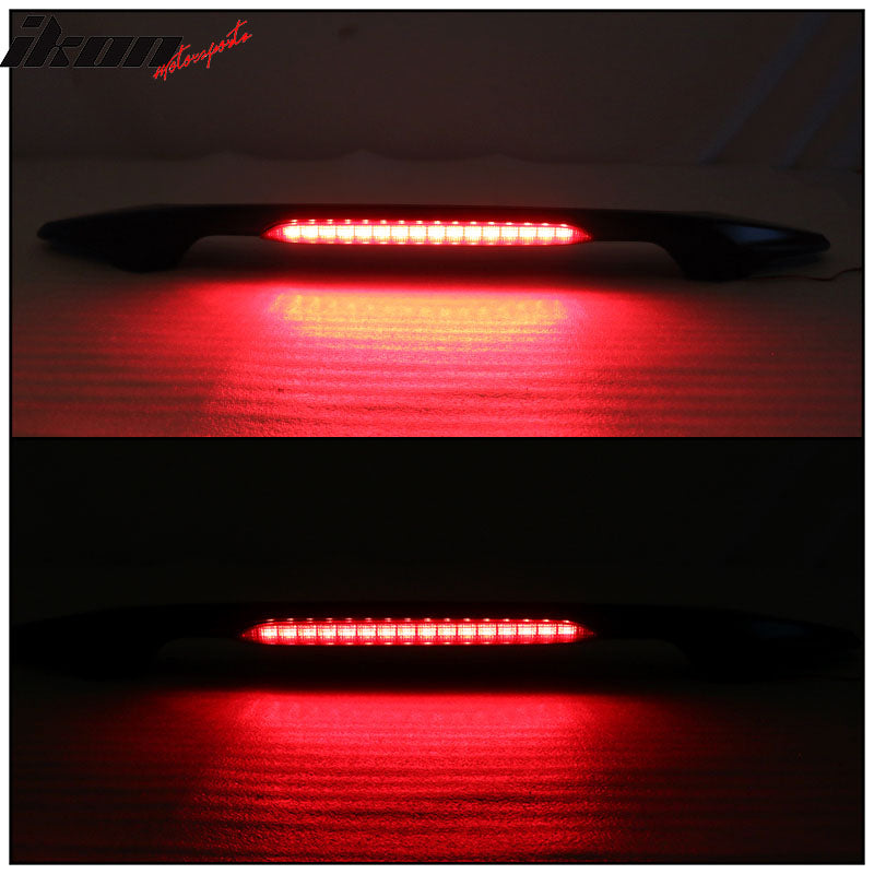 2016-2021 Honda Civic X Sedan Trunk Spoiler with LED Brake Light ABS