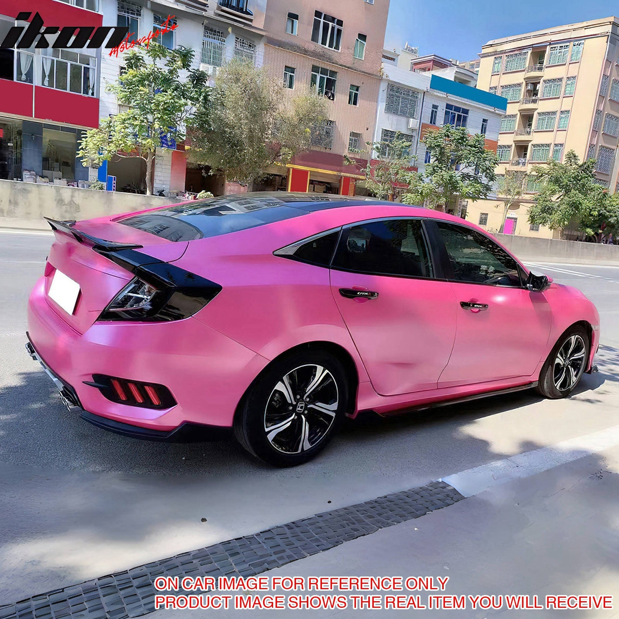 2016-2021 Honda Civic Sedan R Style Trunk Spoiler ABS