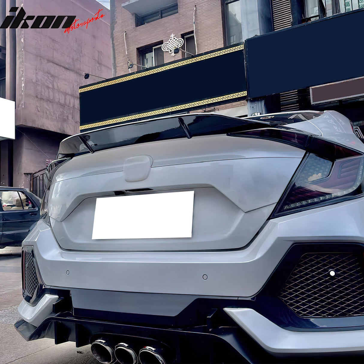 2016-2021 Honda Civic Sedan R Style Trunk Spoiler ABS