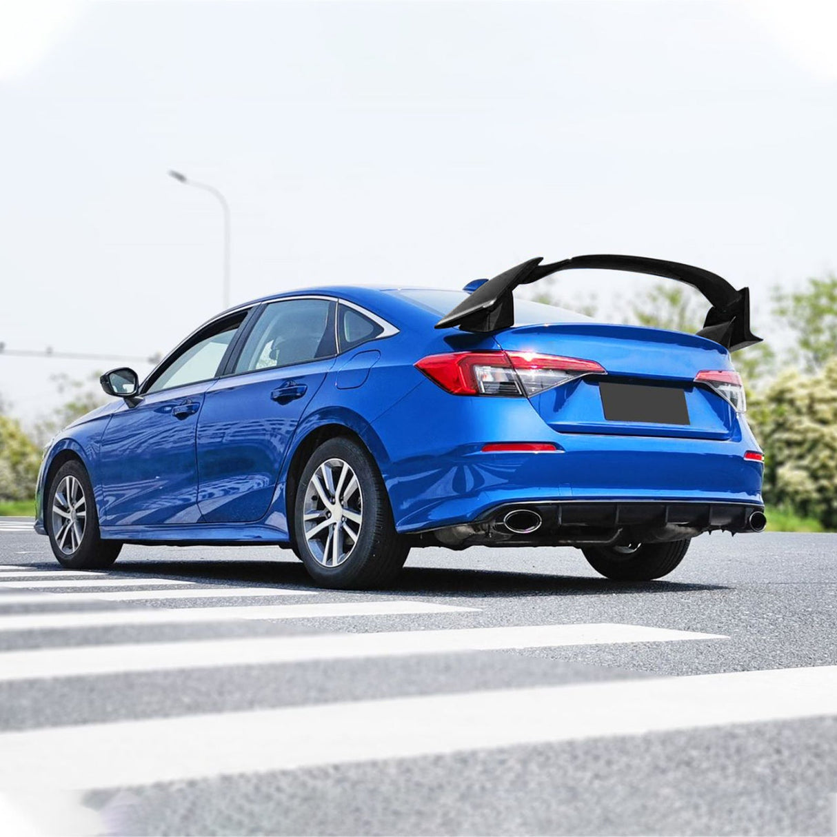 2022-2025 Honda Civic Sedan Type R Style Trunk Spoiler ABS