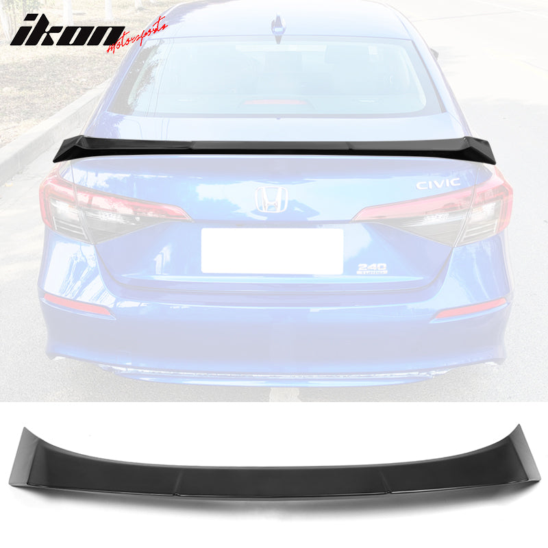 2022-2023 Honda Civic 4DR Sedan IKON Style Trunk Spoiler Wing ABS