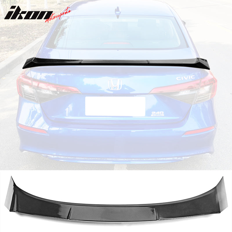2022-2023 Honda Civic 4DR Sedan IKON Style Trunk Spoiler Wing ABS
