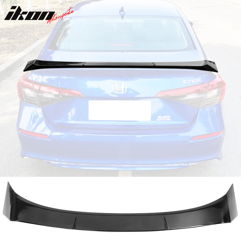 2022-2023 Honda Civic 4DR Sedan IKON Style Trunk Spoiler Wing ABS
