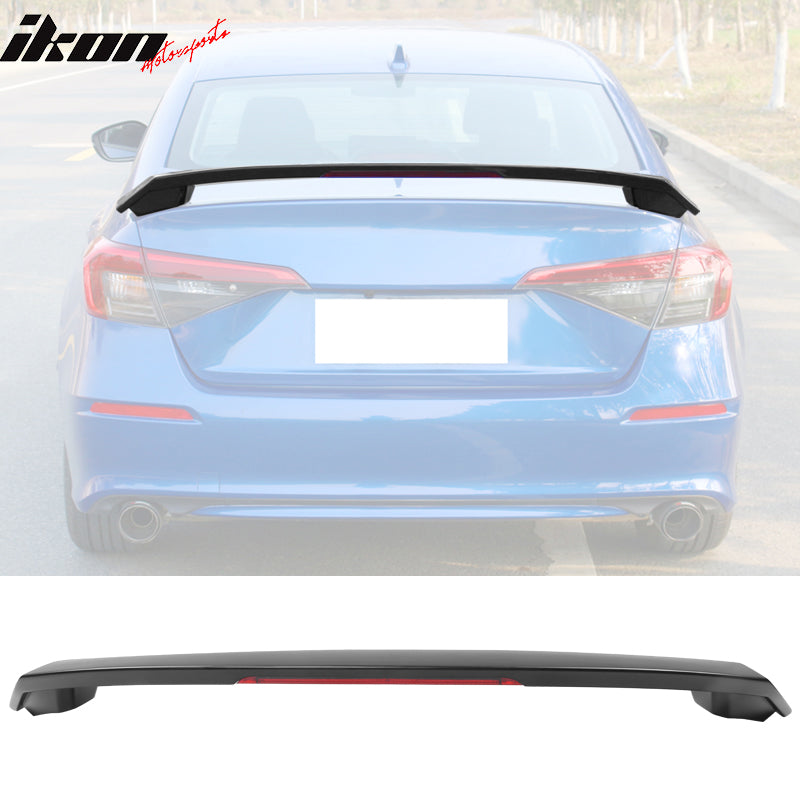 2022-2023 Honda Civic 4DR Sedan MD Style Trunk Spoiler Wing ABS