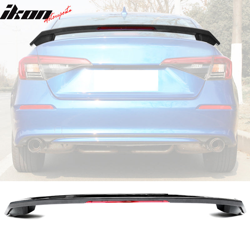 2022-2023 Honda Civic 4DR Sedan MD Style Trunk Spoiler Wing ABS