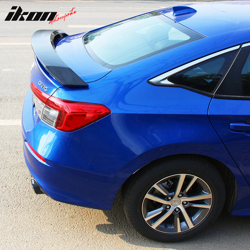 2022-2023 Honda Civic 4DR Sedan MD Style Trunk Spoiler Wing ABS