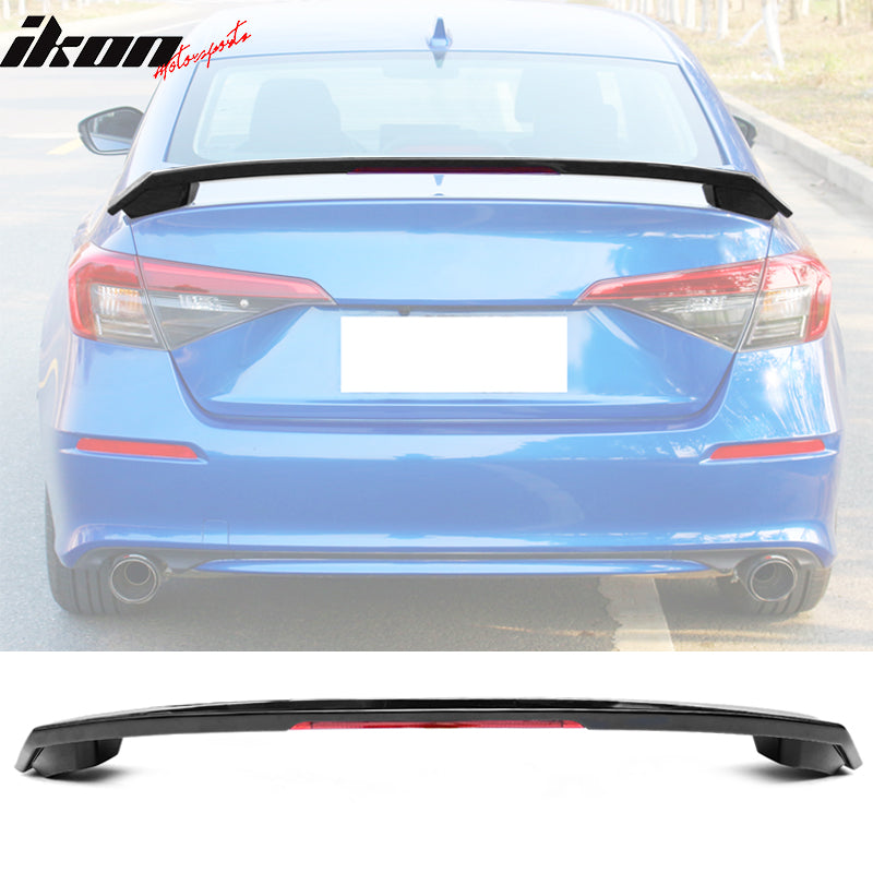 2022-2023 Honda Civic 4DR Sedan MD Style Trunk Spoiler Wing ABS