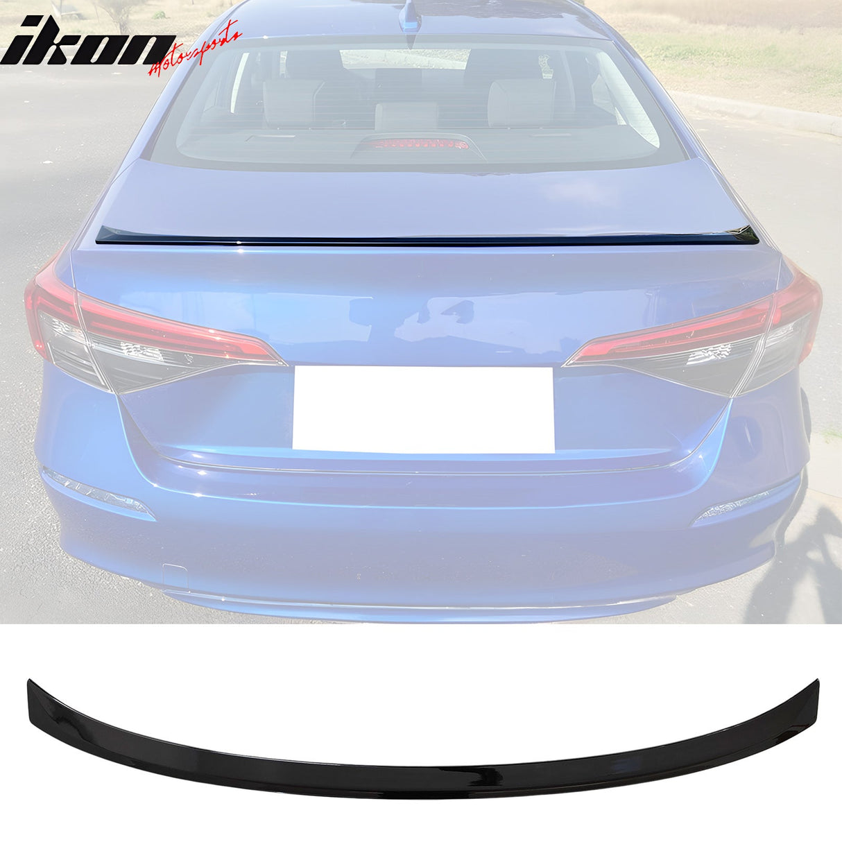 2022-2024 Honda Civic Sedan Sport Style Trunk Spoiler ABS