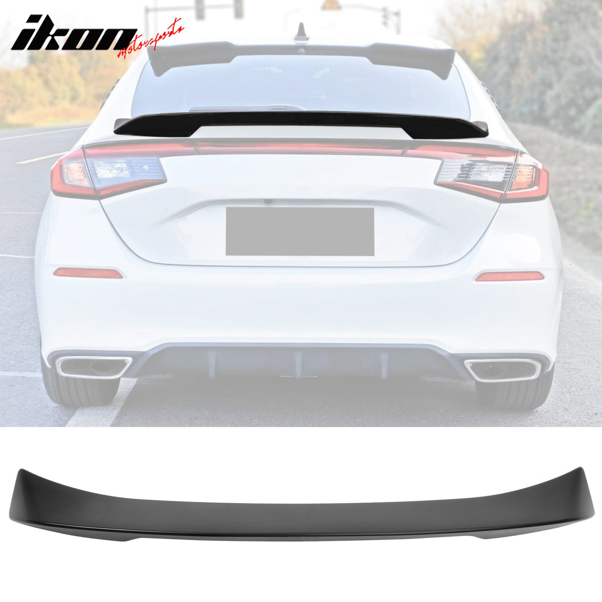 2022-2025 Honda Civic Hatchback Mugen Trunk Spoiler ABS